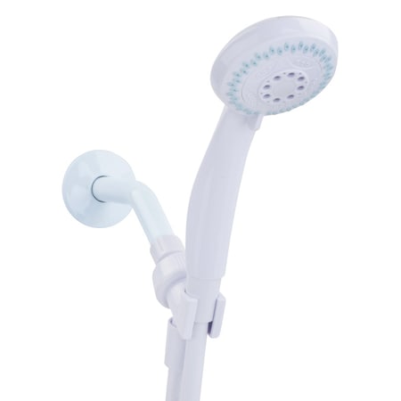 Oakbrook Collection OakBrook White PVC 3 settings Handheld Showerhead 1.8 gpm 520 A3135WT-WS
